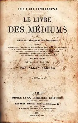 Image illustrative de l’article Le Livre des médiums