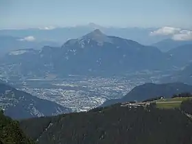 Le Môle vu de Flaine au sud-est.