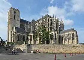 Photographie du chevet de la cathédrale.