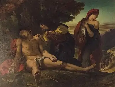Eugène Delacroix, Le Martyre de saint Sébastien (1836).