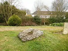 Meule de l'ancien moulin.