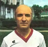 Photo de Michel Le Milinaire, entraîneur du Stade lavallois en 1977