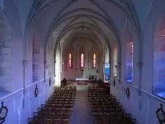 Intérieur de la chapelle.