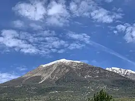 Vue du mont Guillaume depuis Embrun.