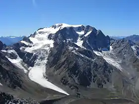 Vue du mont Vélan depuis Meitin.