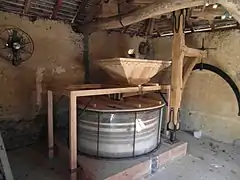 Vue intérieure du moulin