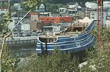 La construction du Pélican en 1992.