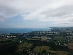 Le Palais, vue d'avion