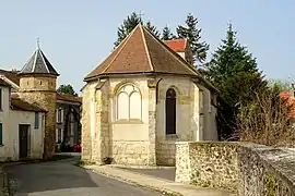 Le chevet de l'église