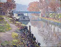 Le Pont de Billancourt, Alexandre Altmann, 1914.