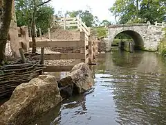 Le pont de Coq depuis l'amont