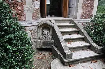 L'escalier d'entrée au Château d'If.