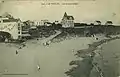 La plage des Grands Sables vers 1920 (carte postale H. Laurent).