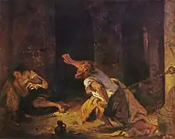 Le Prisonnier de Chillon d’Eugène Delacroix