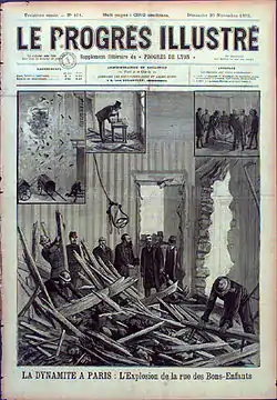 L'explosion de la rue des Bons-Enfants (1892).