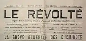 Image illustrative de l’article Le Révolté (journal)