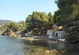 L'anse du Petit Port au Canadel.