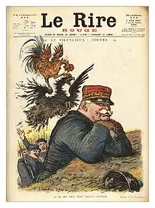 Le Coq vainc l'Aigle allemand (1914).