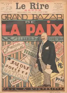 Grand Bazar de la Paix, 2 novembre 1918.