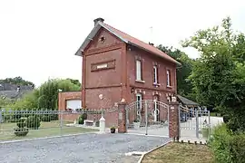 L'ancienne gare du Sourd, également transformée en habitation.