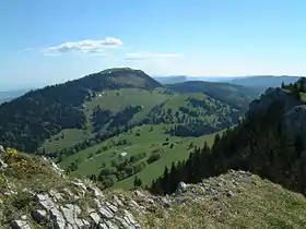 Le Suchet vu du mont de Baulmes