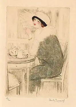 Le Thé chez Rumpelmayer, Pointe Sèche (1912)