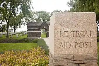 Le Trou Aid Post Cemetery.