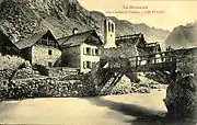 Le hameau des Étages, carte postale du début du XXe siècle.