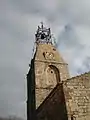 Le clocher et le campanile de l'église Saint-Michel.