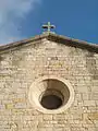 Oculus de la façade de l'église Saint-Michel.