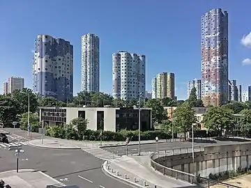 Tours nuages, Cité Pablo Picasso, Nanterre