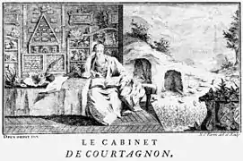 Le cabinet de Courtagnon.