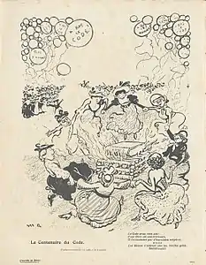 « Le centenaire du Code », L'Assiette au beurre, décembre 1904.