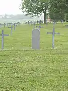 Le cimetière militaire allemand.