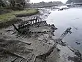 Le cimetière de bateaux de l'anse du Govilo (dit parfois "du Bono", mais en fait rive droite, commune de Pluneret).