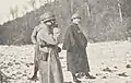 Le commandant Vital et son état-major, janvier 1917
