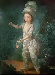 Louis-Joseph-Xavier François, dauphin de France, frère aîné de Louis-Charles vers 1787-1788, attribué à Dagoty
