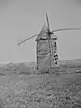 Le dernier moulin à vent de Querrieu en 1911.