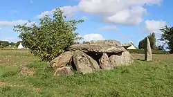 Image illustrative de l’article Allée couverte et menhir de Kercordonner