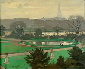 Le Jardin des Tuileries en automne (1921), huile sur toile, localisation inconnue.