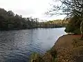 Le Loc'h (Rivière d'Auray) à hauteur de Treulen (en amont de Saint-Goustan).