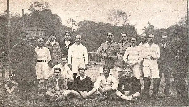 Le match des 14 de septembre 1918