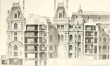 Le nouvel Hôtel de ville de Paris, 1872-1900.