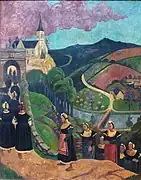 Paul Sérusier, Le pardon de Notre-Dame-des-Portes à Châteauneuf-du-Faou, vers 1894