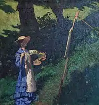 Le Peintre (1903), œuvre distinctive de Károly Ferenczy, exposée à la Galerie nationale