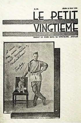 Couverture du Petit Vingtième publié le jeudi 13 mai 1930