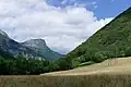 Le pic Saint-Michel depuis le pas de l'Échaillon au Gua.