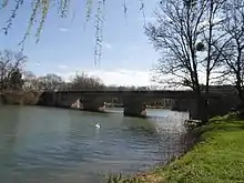 Pont sur la Seille à Cuisery