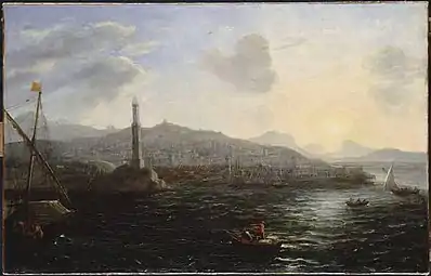 Le Port de Gênes, vu de la mer (1627-1629), Paris, musée du Louvre.