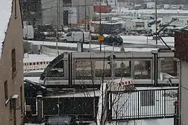 Un essai sur l'extension de la ligne, au Port du Rhin